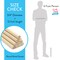 CraftySticks 10 Pack Round Wood Dowels 3/4 x 12 Inch Unfinished Pine Wood Dowels Made in The USA